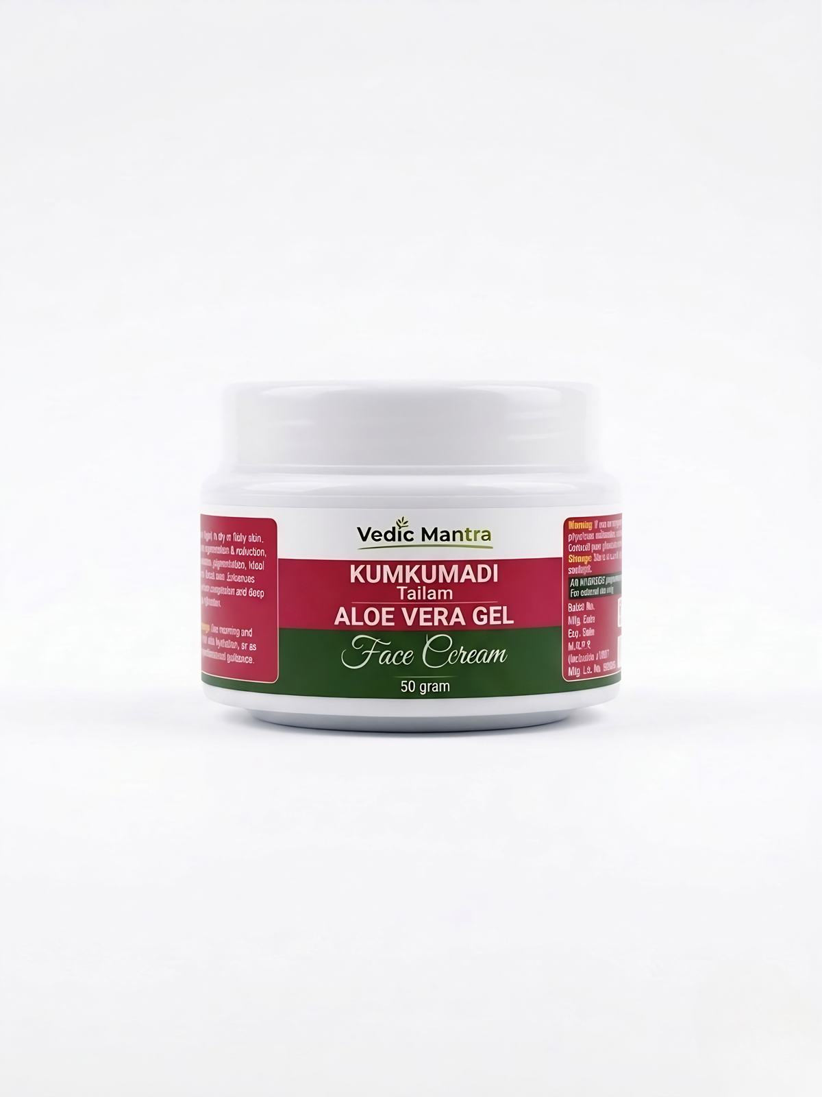 Kumkumadi Tailam Aloe Vera Gel Face Cream